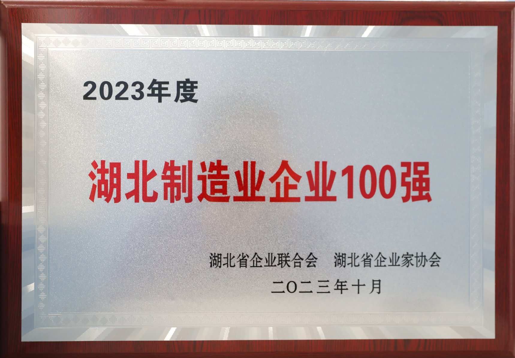 2023年度湖北省制造業(yè)百強(qiáng)企業(yè)